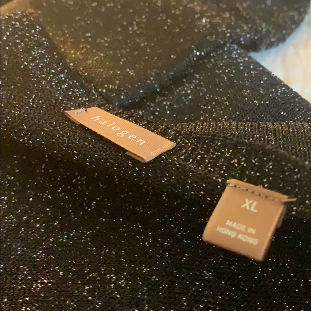 Halogen |  Metallic Thread Cardigan - Picture 3 of 5